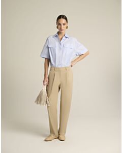 Abito Chemisier Lungo Con Nodo Laterale